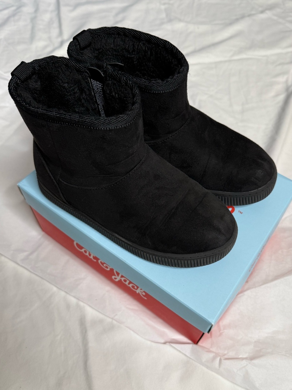 Cat & Jack Toddler Girl Boots - Toddler Arlo Booties - Black 11T